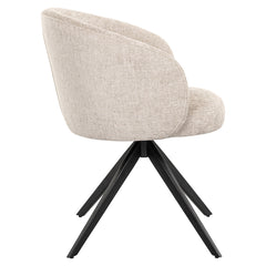 Draaifauteuil Olivia natural miami (Miami 01 Natural) - Richmond Interiors