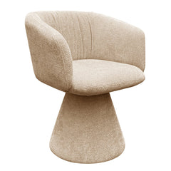 Dining chair Madeline cream unicorn swivel - Richmond Interiors