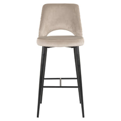 Bar stool Tabitha trendy nature fire retardant - Richmond Interiors