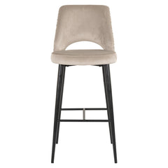 Bar stool Tabitha trendy nature fire retardant - Richmond Interiors