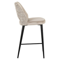 Counter stool Tabitha trendy nature fire retardant - Richmond Interiors