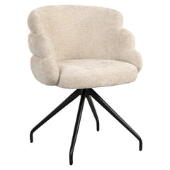 Draaifauteuil Kayla cream unicorn (Unicorn 11 cream) - Richmond Interiors