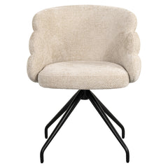 Draaifauteuil Kayla cream unicorn (Unicorn 11 cream) - Richmond Interiors