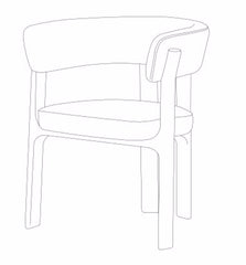 Eetkamerstoel Contigo natural geo - Richmond Interiors