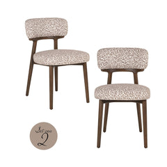 Dining chair Basker natural geo (Set of 2) - Richmond Interiors