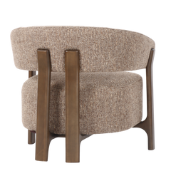 Lounge Stuhl Dalara brown tweed - Richmond Interiors