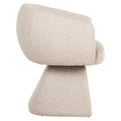 Dining chair Quiriro biscotti swivel - Richmond Interiors