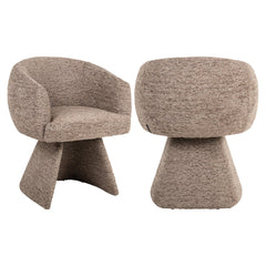 Eetkamerstoel Quiriro mocca linear - Richmond Interiors