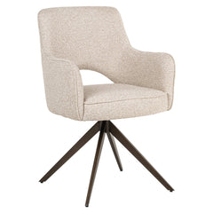 Esszimmerstuhl Ginerva biscotti swivel - Richmond Interiors