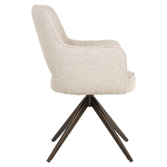 Esszimmerstuhl Ginerva biscotti swivel - Richmond Interiors