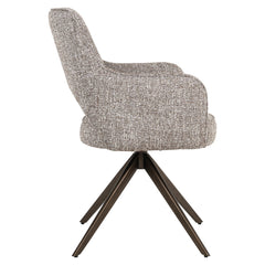 Esszimmerstuhl Ginerva earth tweed swivel - Richmond Interiors