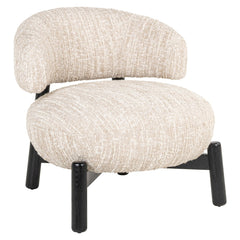 Lounge stoel Ornella beige angora - Richmond Interiors