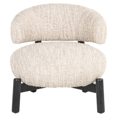 Lounge stoel Ornella beige angora - Richmond Interiors