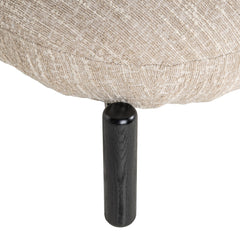 Lounge stoel Ornella beige angora - Richmond Interiors