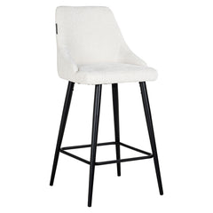 Counter stool Brooke white unicorn (set of 2) (Unicorn 02 white) - Richmond Interiors