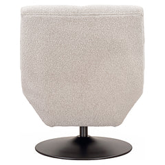 Draaifauteuil Sydney white bouclé fire retardant (FR-Copenhagen 900 Bouclé White) - Richmond Interiors