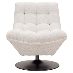 Draaifauteuil Sydney white bouclé fire retardant (FR-Copenhagen 900 Bouclé White) - Richmond Interiors