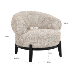Lounge Stuhl Montana customized fire retardant - Richmond Interiors