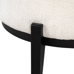 Lounge chair Montana white chenille - Richmond Interiors