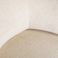 Lounge chair Montana white chenille - Richmond Interiors