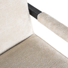 Eetkamerstoel Beck white chenille - Richmond Interiors