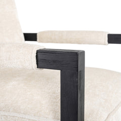 Eetkamerstoel Beck white chenille - Richmond Interiors