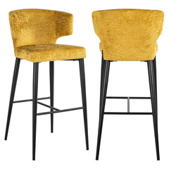 Bar stool Taylor mustard fusion - Richmond Interiors