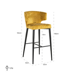 Stuhl Taylor mustard fusion (Fusion mustard 06) - Richmond Interiors