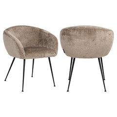 Eetkamerstoel Ruby taupe chenille - Richmond Interiors