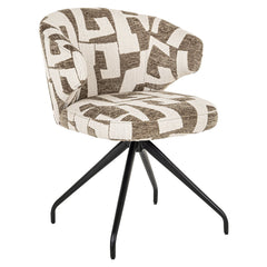 Swivel chair Milly moss graffic (Moss graffic) - Richmond Interiors