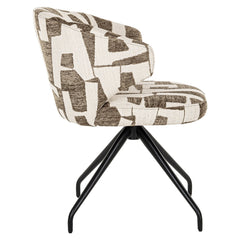 Swivel chair Milly moss graffic (Moss graffic) - Richmond Interiors