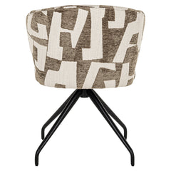 Swivel chair Milly moss graffic (Moss graffic) - Richmond Interiors