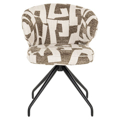 Eetkamerstoel Milly moss graffic swivel - Richmond Interiors