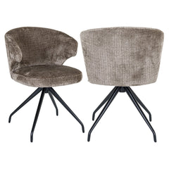 Eetkamerstoel Milly niagara stone swivel - Richmond Interiors