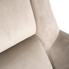 Lounge stoel Nora khaki velvet swivel - Richmond Interiors