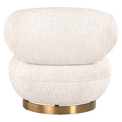 Swivel lounge chair Jace lovely cream (Be Lovely 11 Cream) - Richmond Interiors