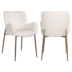 Dining chair Amber cream fusion fire retardant - Richmond Interiors