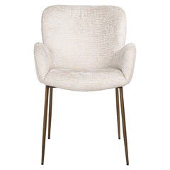 Dining chair Amber cream fusion fire retardant - Richmond Interiors