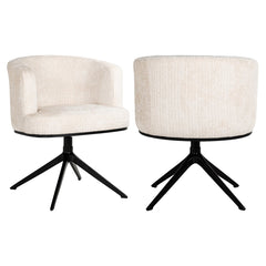 Esszimmerstuhl Cheyenne niagara beige swivel - Richmond Interiors