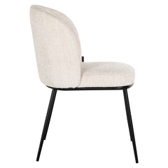 Chair Elvi beige chenille fire retardant (Niagara 902 beige) - Richmond Interiors