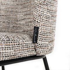 Chair Elvi trendy nature fire retardant (Be Trendy 01 Nature) - Richmond Interiors