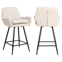 Counter stool Linsey niagara beige (Set of 2) - Richmond Interiors