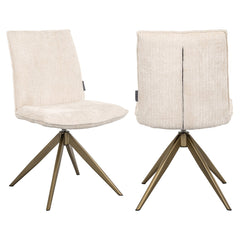 Esszimmerstuhl Dakota niagara beige swivel - Richmond Interiors