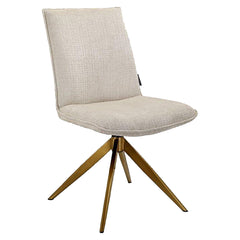 Swivel chair Dakota beige chenille (Niagara 902 beige) - Richmond Interiors