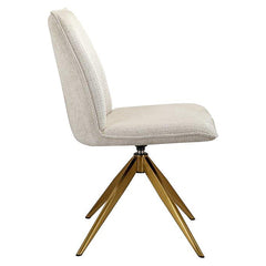 Swivel chair Dakota beige chenille (Niagara 902 beige) - Richmond Interiors