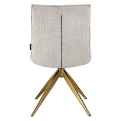 Swivel chair Dakota beige chenille (Niagara 902 beige) - Richmond Interiors