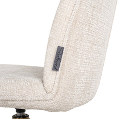 Swivel chair Dakota beige chenille (Niagara 902 beige) - Richmond Interiors