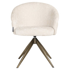 Dining chair Zendaya niagara beige swivel - Richmond Interiors