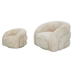 Lounge chair Lenny yakety sand swivel kids - Richmond Interiors