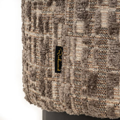 Pouffe & Footstool Lexie greige 45Ø - Richmond Interiors